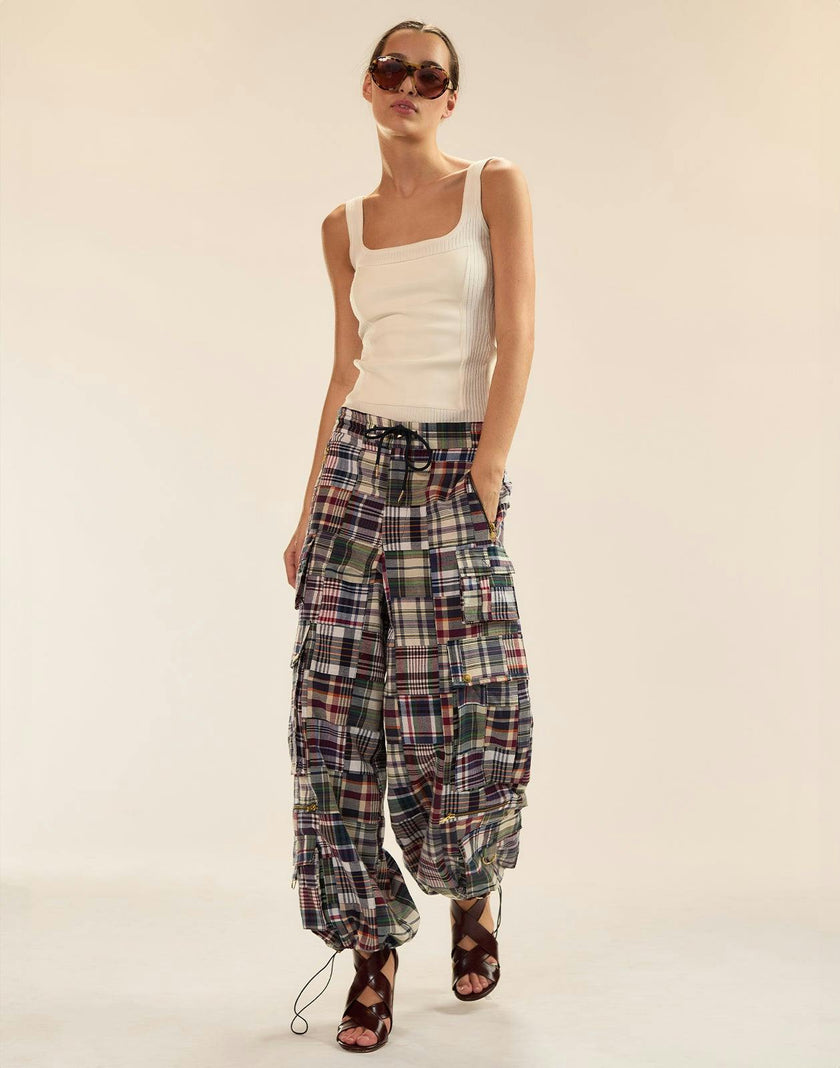 Tribeca Vegan Leather Combo Top
