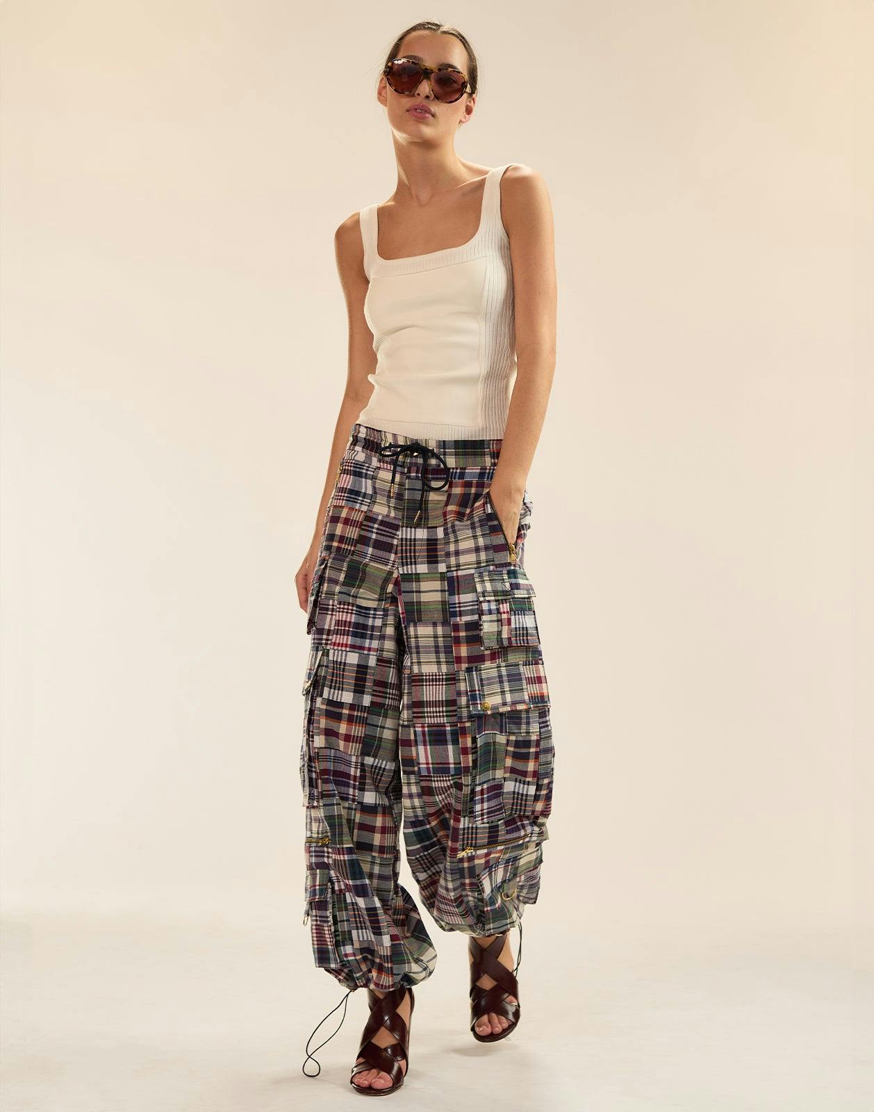Tribeca Vegan Leather Combo Top
