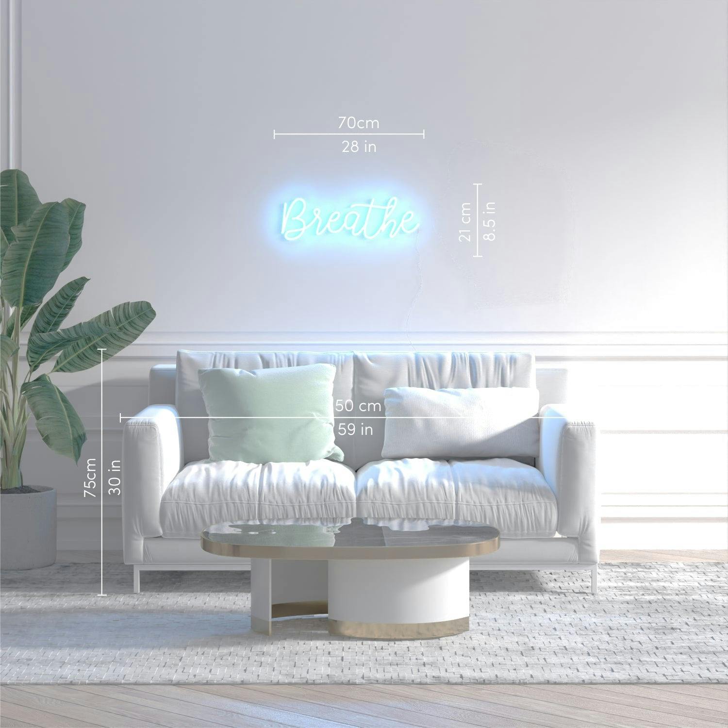 Breathe - LED Neon Sign