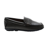 Mocha Faux Leather Penny Loafers