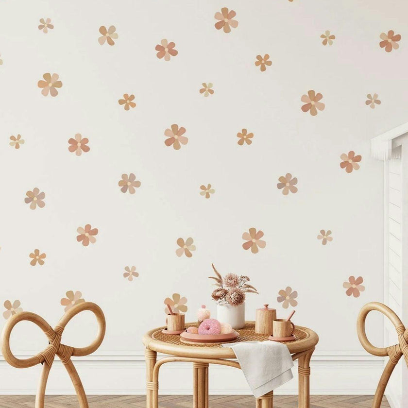 Peel & Stick Fabric Wall Stickers - Flowers