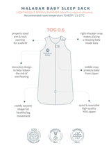 TOG 0.6 (Lightweight) Wearable Blanket Baby Sleep Sack