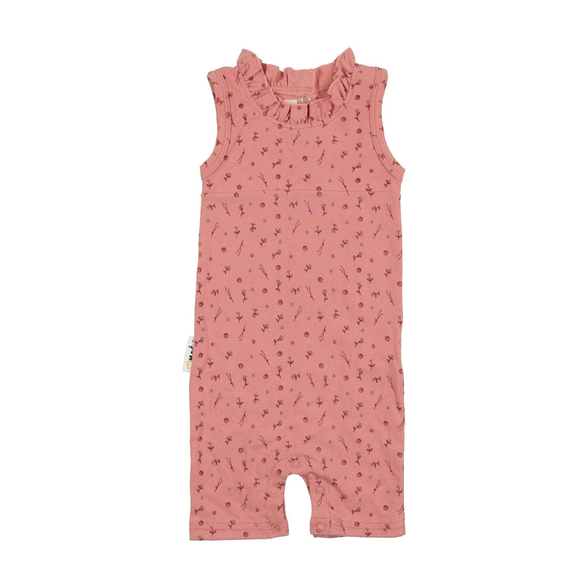 Berry Floral Footie