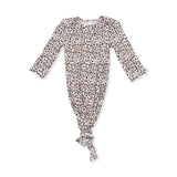 Leopard Rib - Knotted Gown and Knot Headband