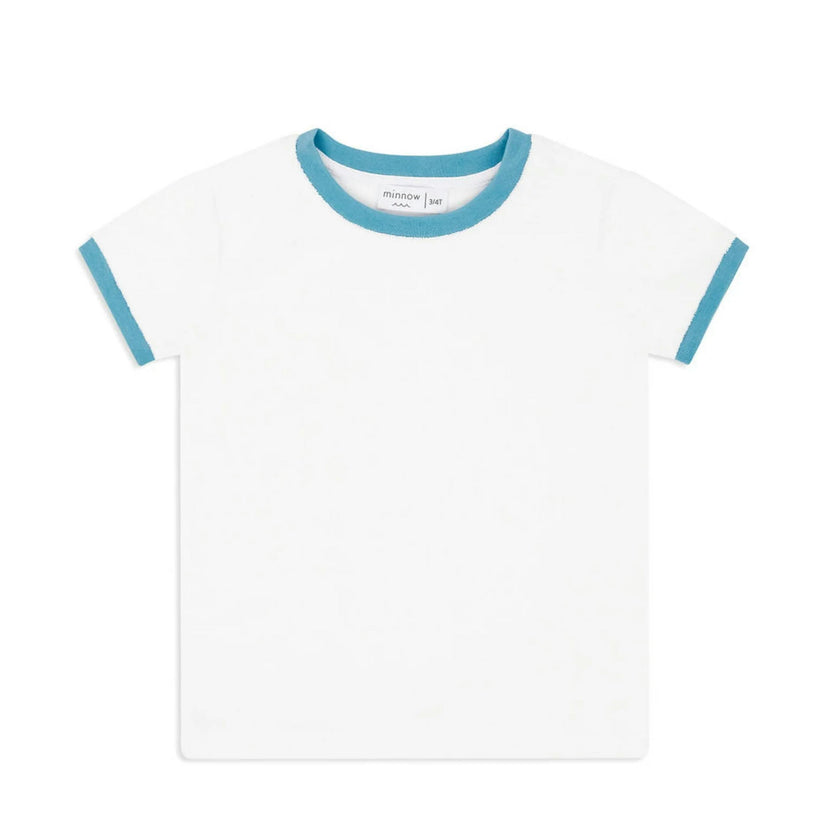 unisex harbor mist french terry ringer tee