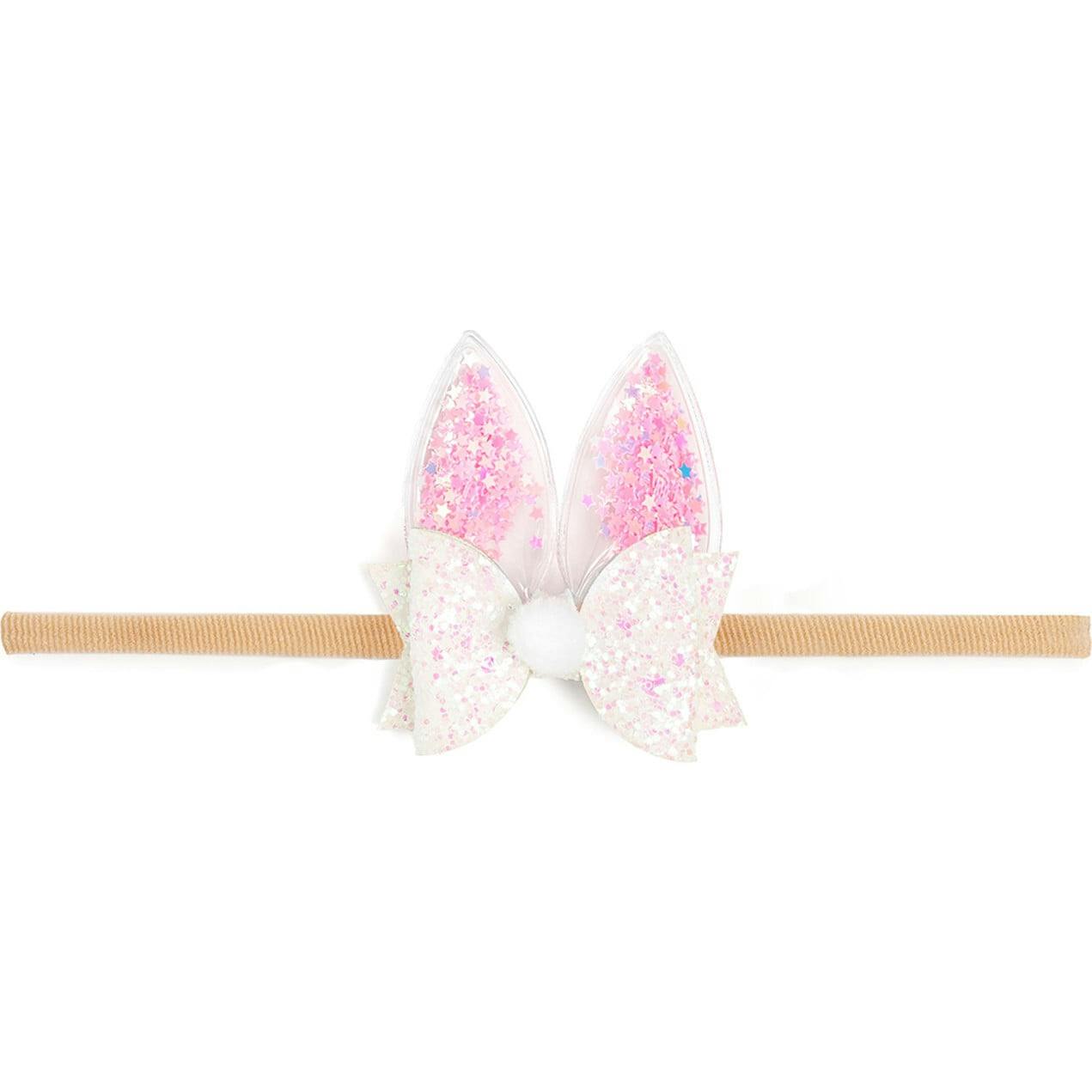 Shaker Easter Bunny Ear Bow Baby Headband
