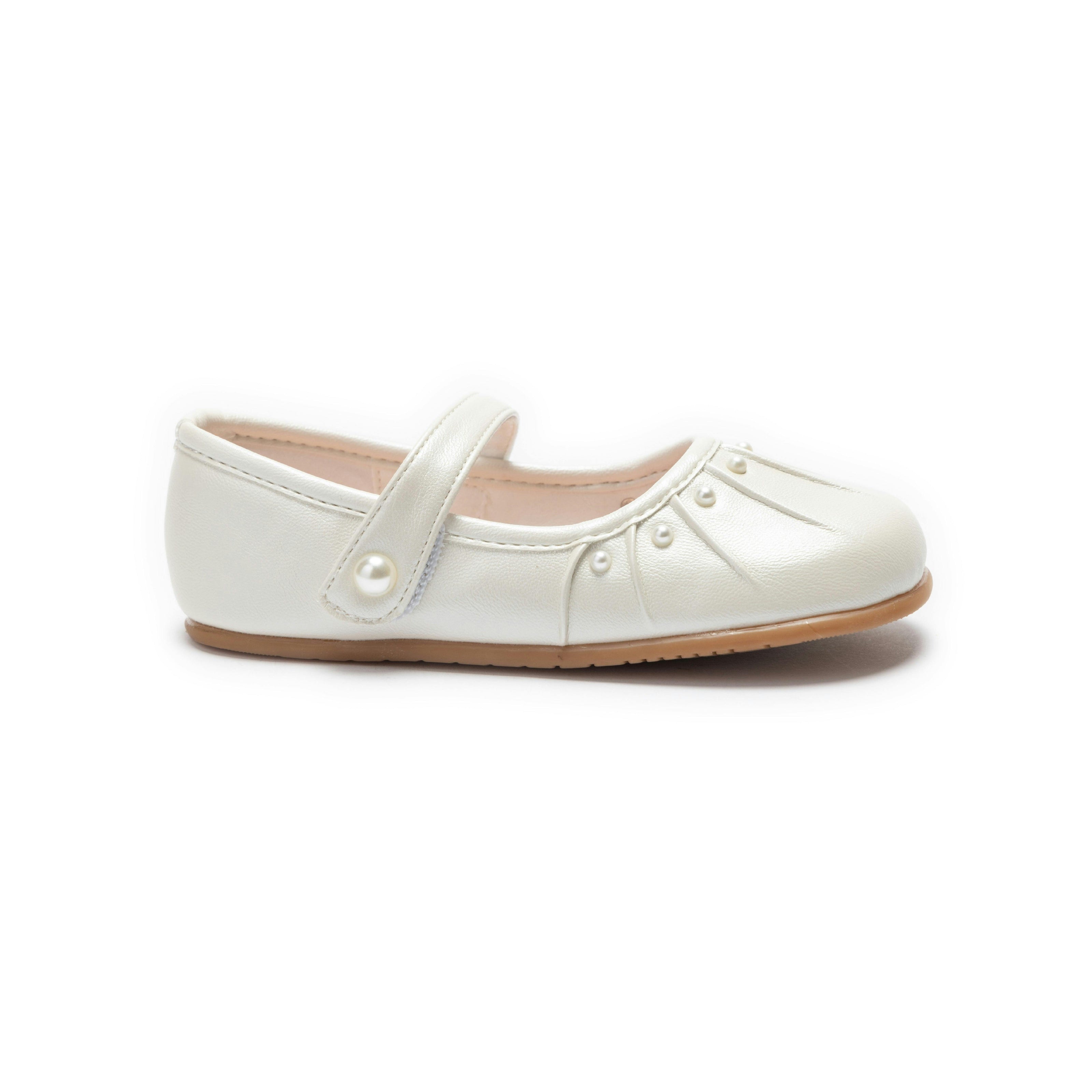 White Thalia Pearl Shoes
