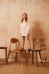 Ruffled Collared Jumper | Blush