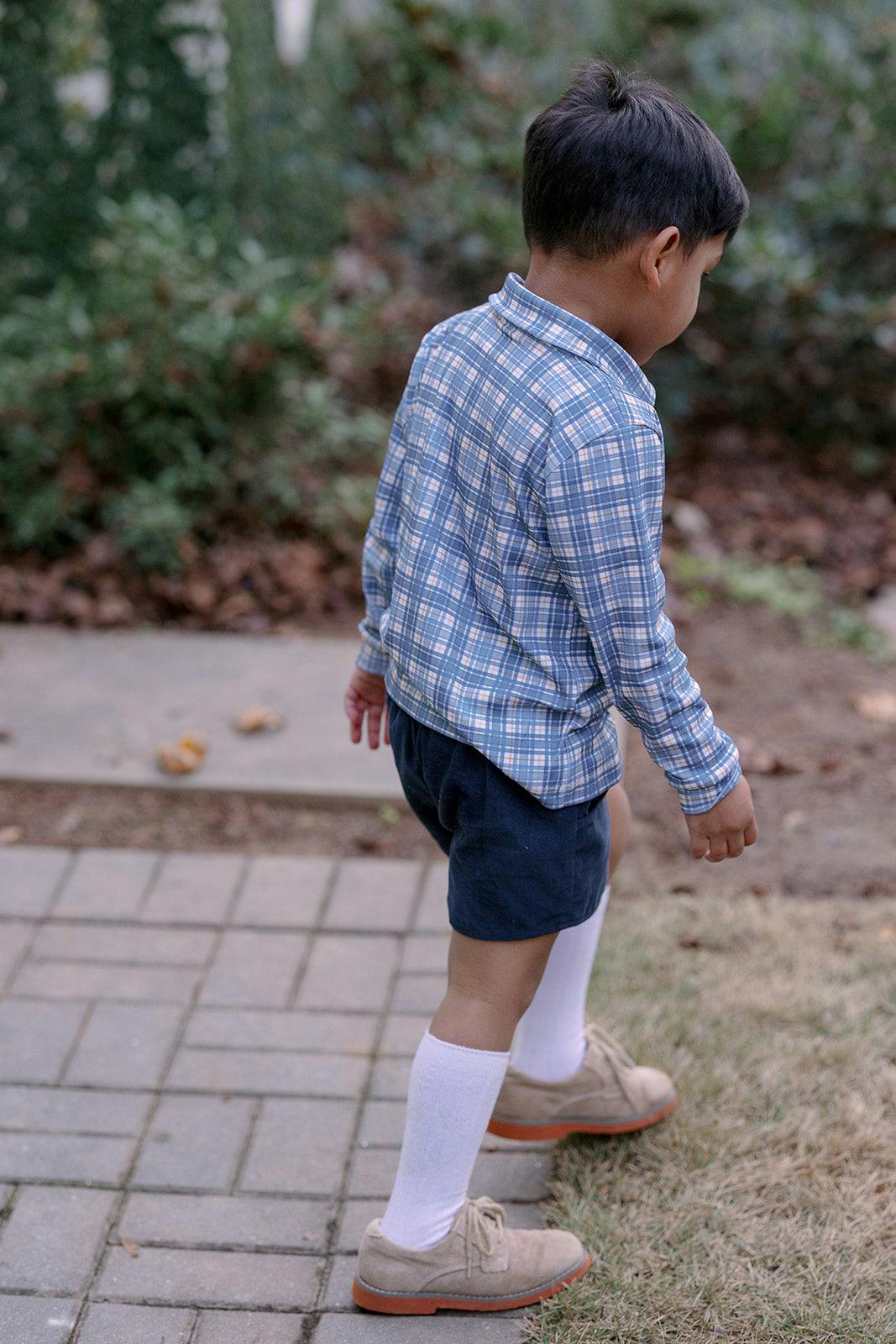 Fuller Short in Navy Corduroy