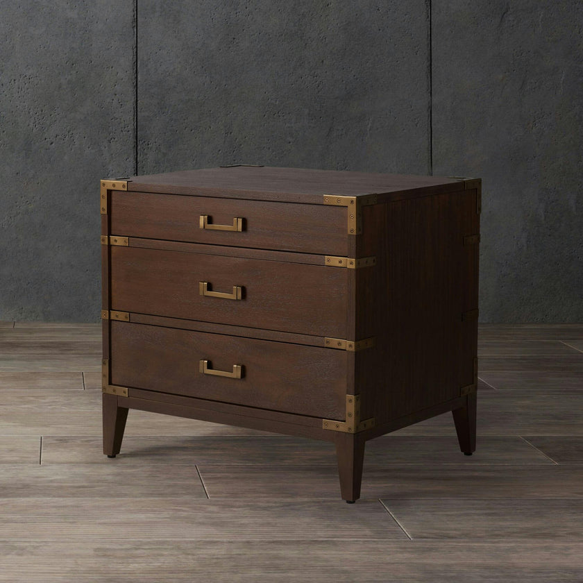 Nisha 3 Drawer Nightstand