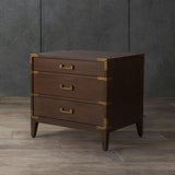 Nisha 3 Drawer Nightstand