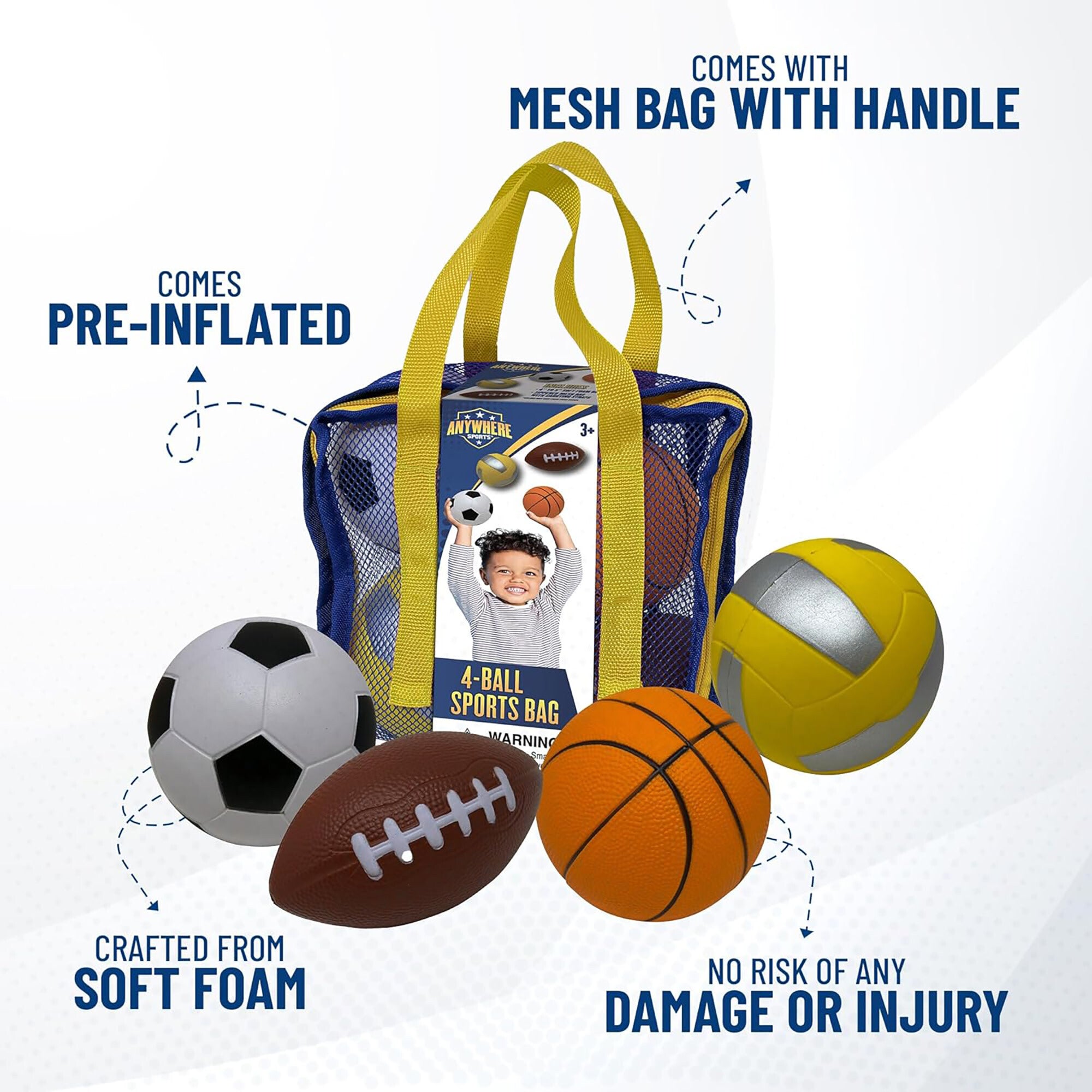 Anywhere Sports: 4-Ball Sports Bag