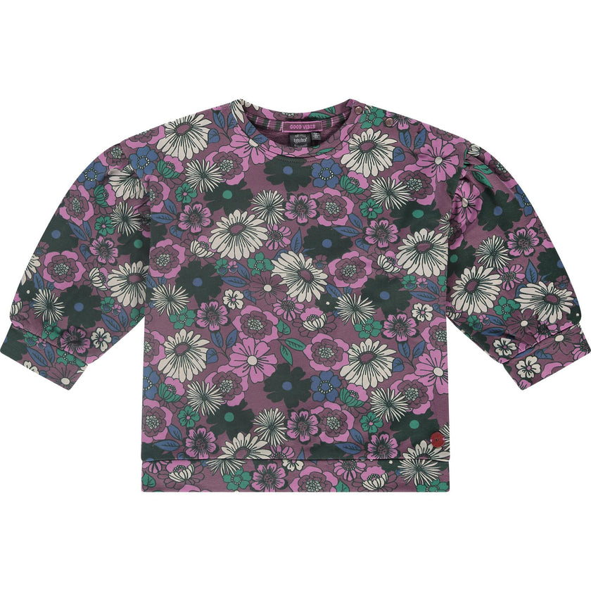 Floral Print Sweatshirt