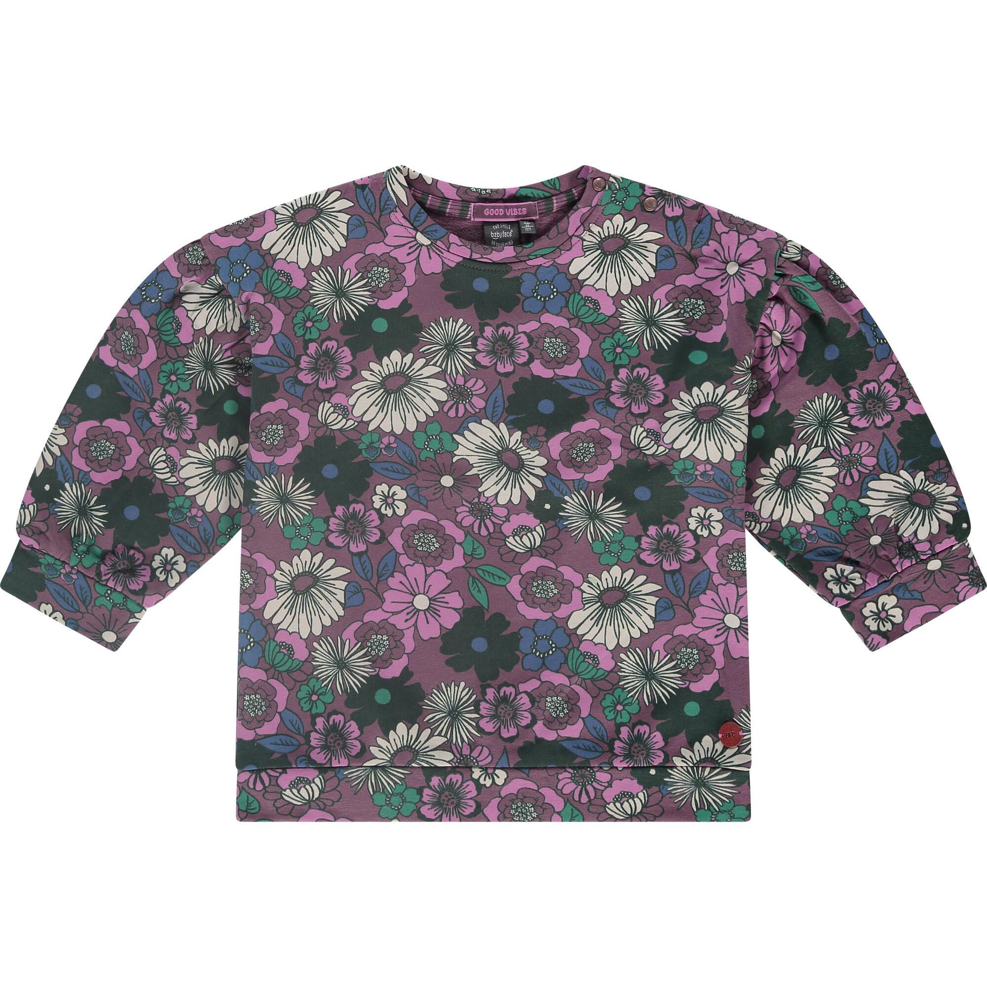 Floral Print Sweatshirt