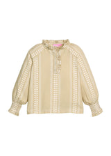 Shannon Top - Geneva Gingham Khaki
