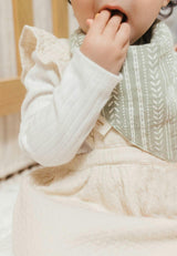Willow Leaf Cotton Bandana Baby Bib (3 Pack)