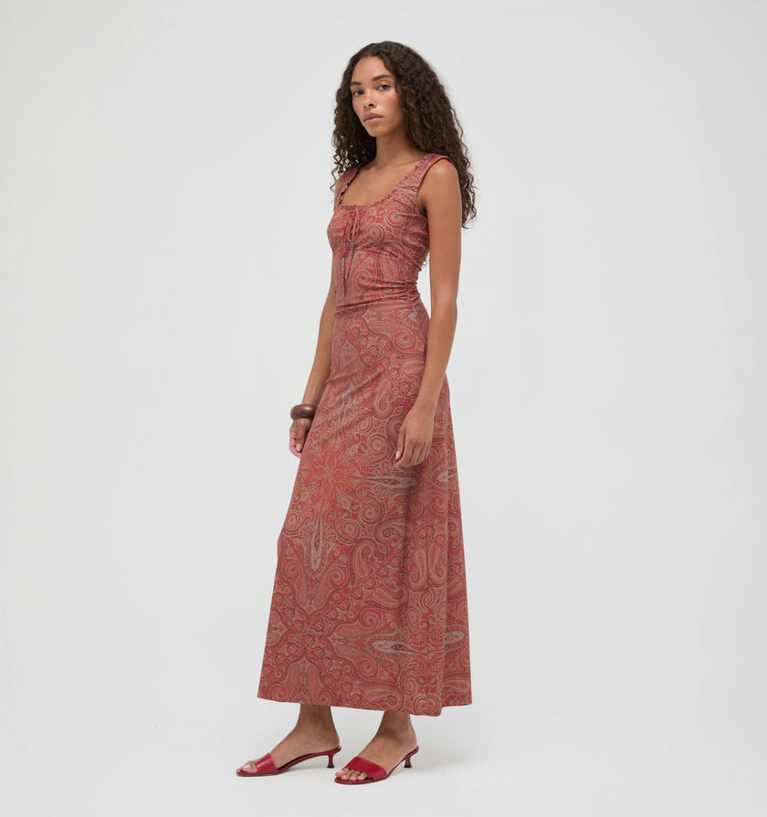 The Coraline Dress -  Cypress Paisley