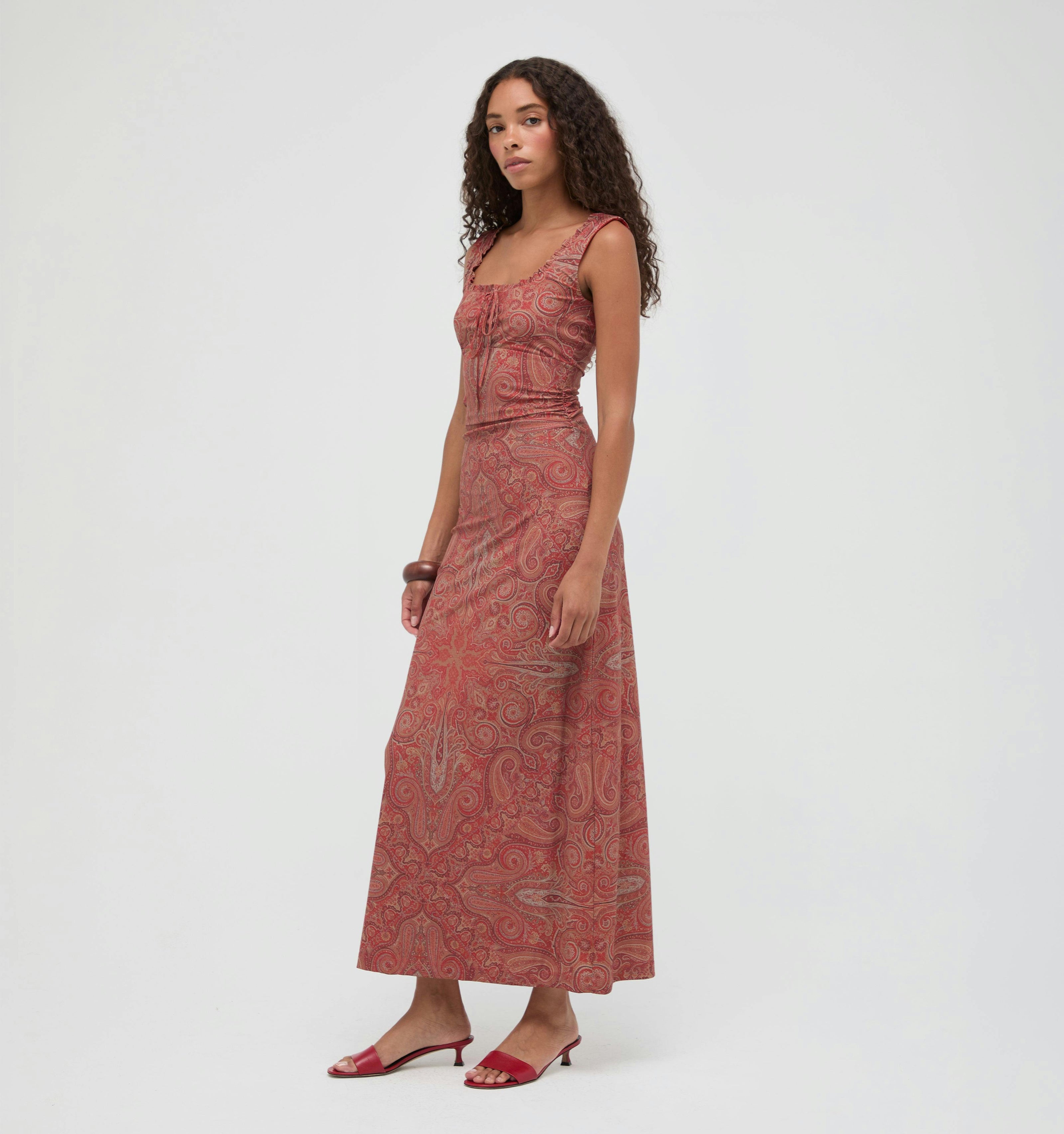 The Coraline Dress -  Cypress Paisley