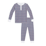 Sailor Hearts Two Piece Kids Henley Pajamas