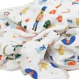 Original Cotton Muslin Quilt - Christmas Time