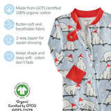 CRUZ Snug-fit Footed Baby Boys Pajamas