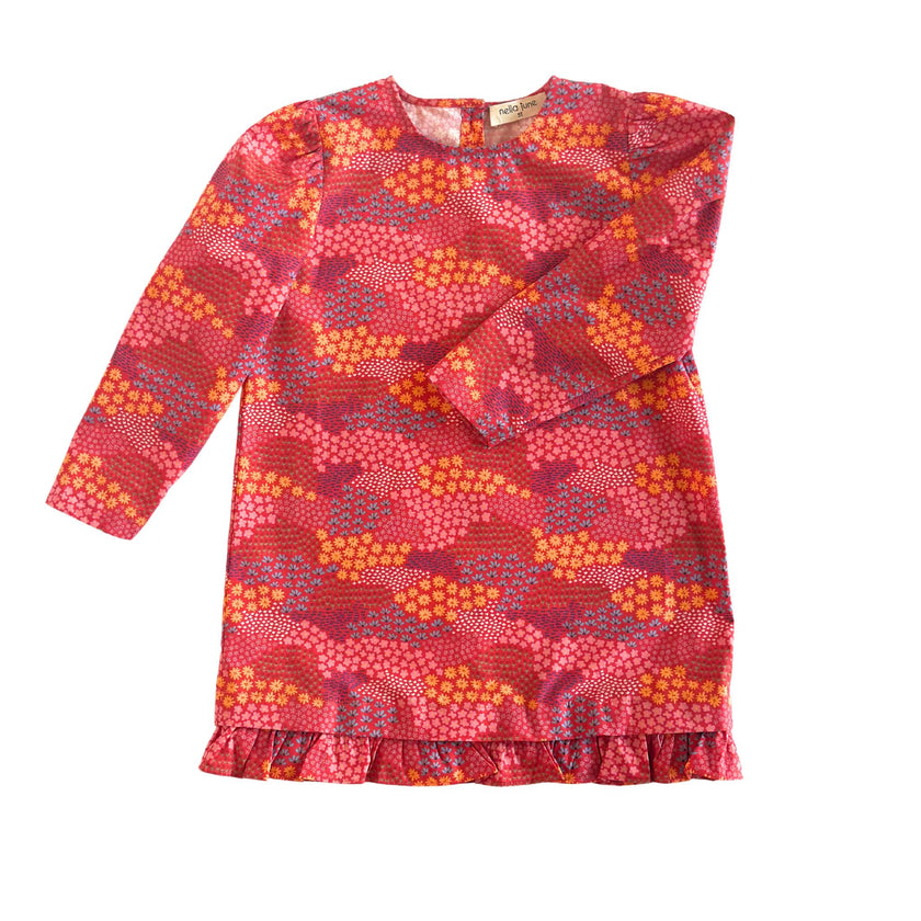 The Convertible Dress in Red Floral