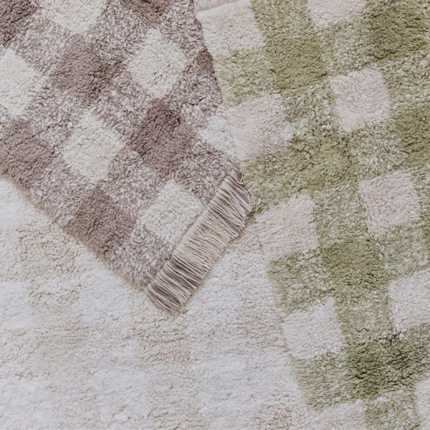 Washable Rug Vichy Matcha