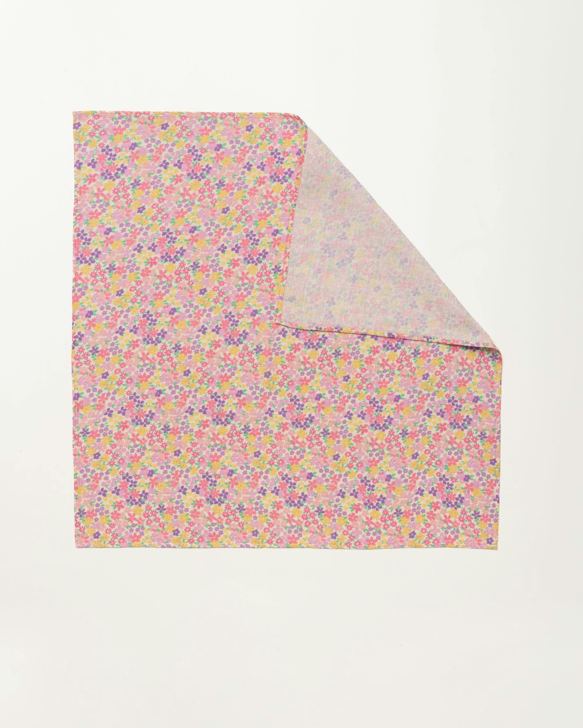 Baby Napkin - Emma Floral Purple