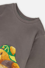 Long Sleeve Organic Cotton T-Shirt Dark Grey