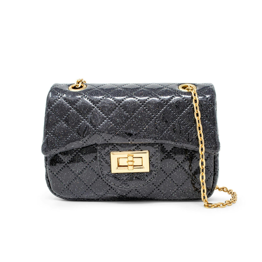 Classic Quilted Sparkle Mini Handbag