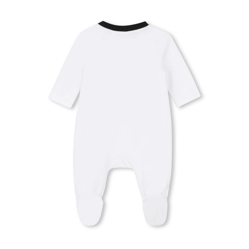 White Logo Baby Pyjama Set