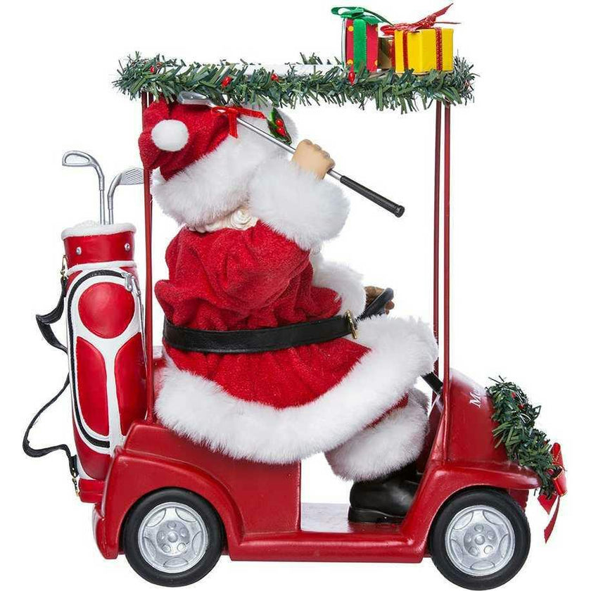 11.25-Inch Fabriché Santa Driving Golf Cart
