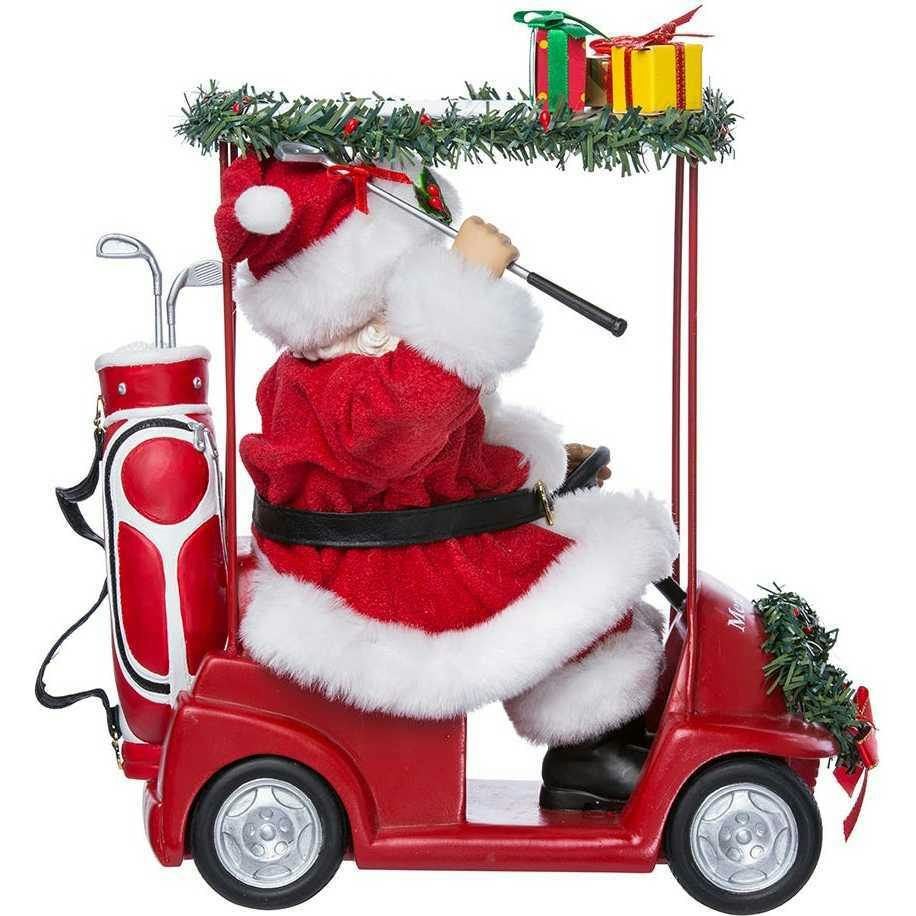 11.25-Inch Fabriché Santa Driving Golf Cart