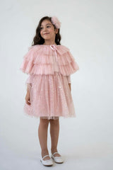 Full Shiny Pink Dress Set