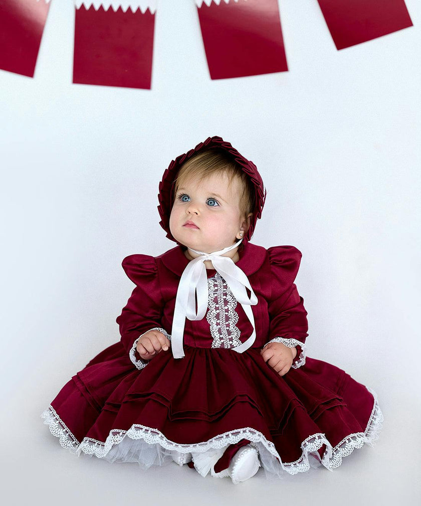 Hayya Baby Dress with hat and shoes