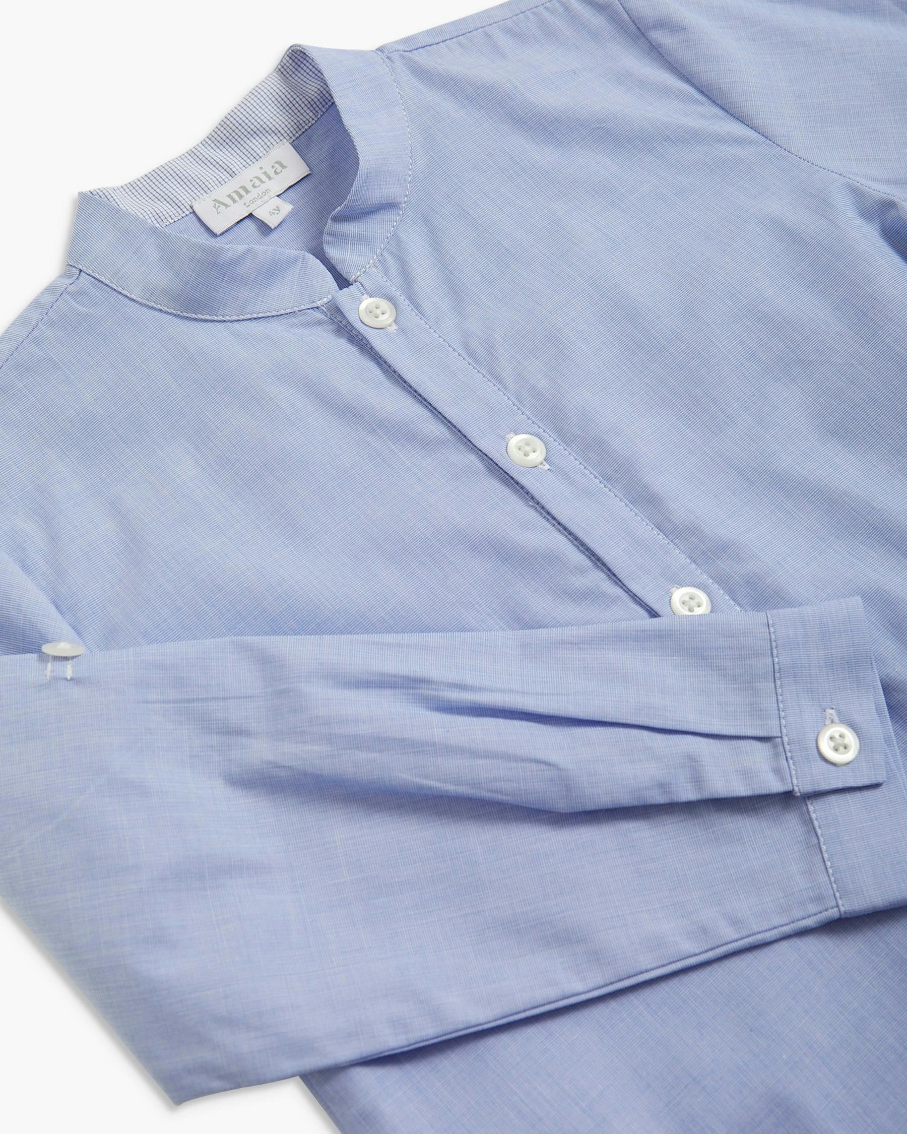 Pereprine Shirt Sky Blue Fil a Fil