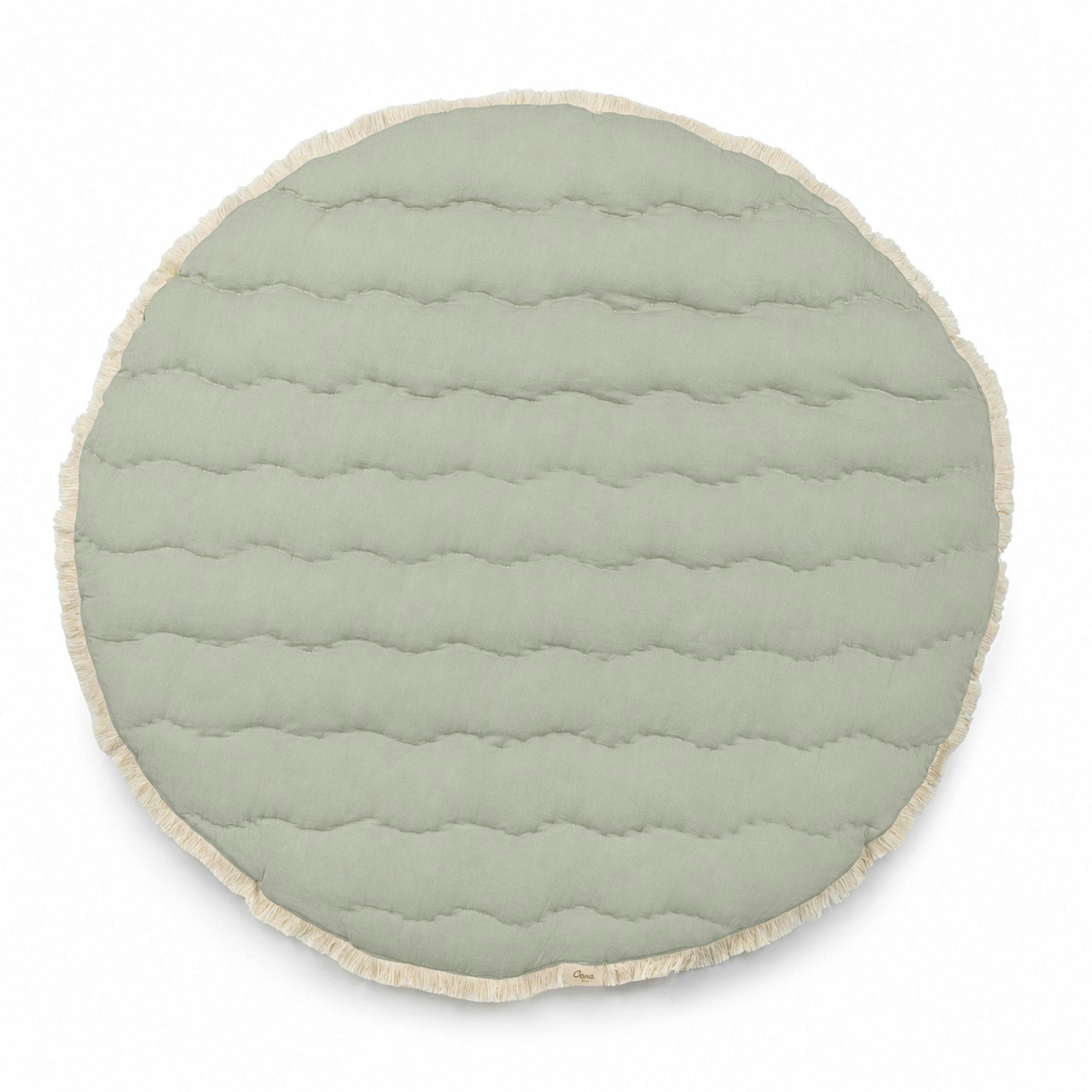 Clementine Fruits & Veggies Cotton Quilted Baby Play Mat