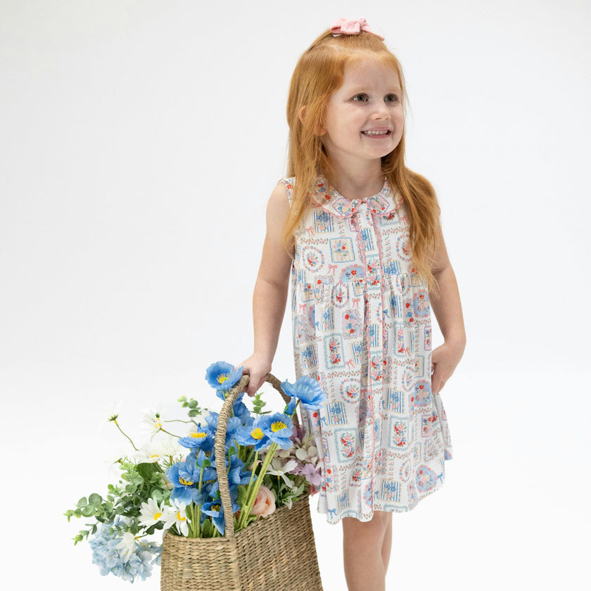 Julep's Floral Patchwork - Jill Dress Sleeveless with Bloomer