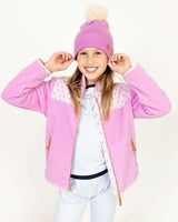 Kids Base Layer Set in Sky Blue Stripes