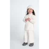 Baby Fuzzy Ribbed Neck Sweater