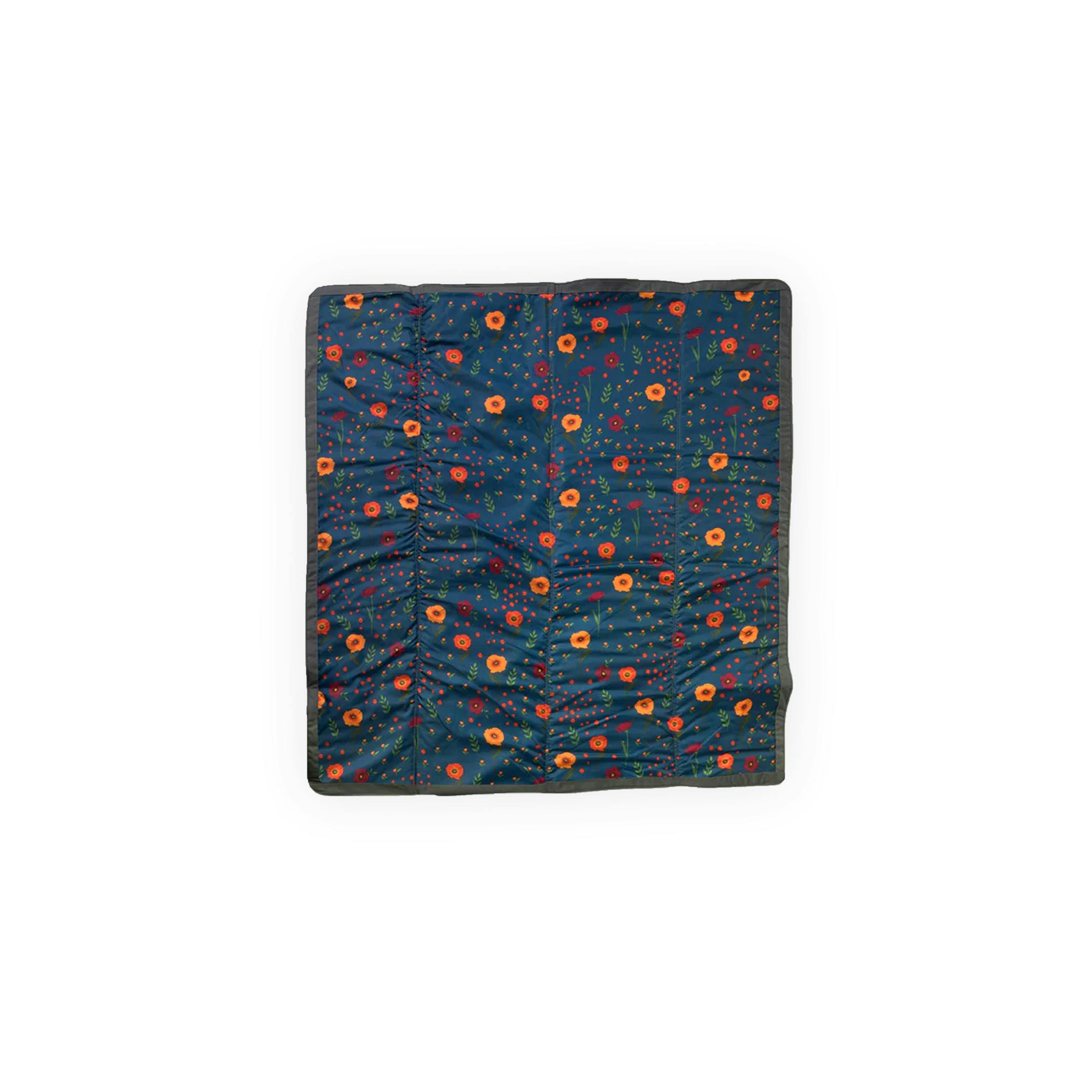 Outdoor Blanket - Midnight Poppy
