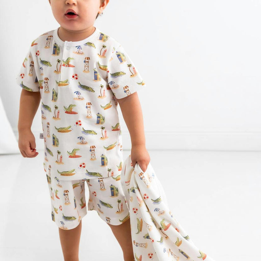 Alligators Pima Cotton Baby Blanket