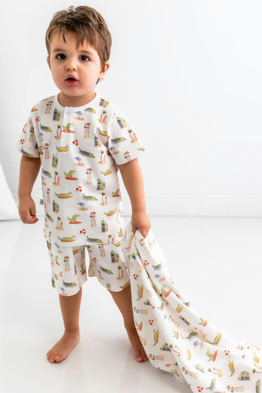 Alligators Pima Cotton Baby Blanket