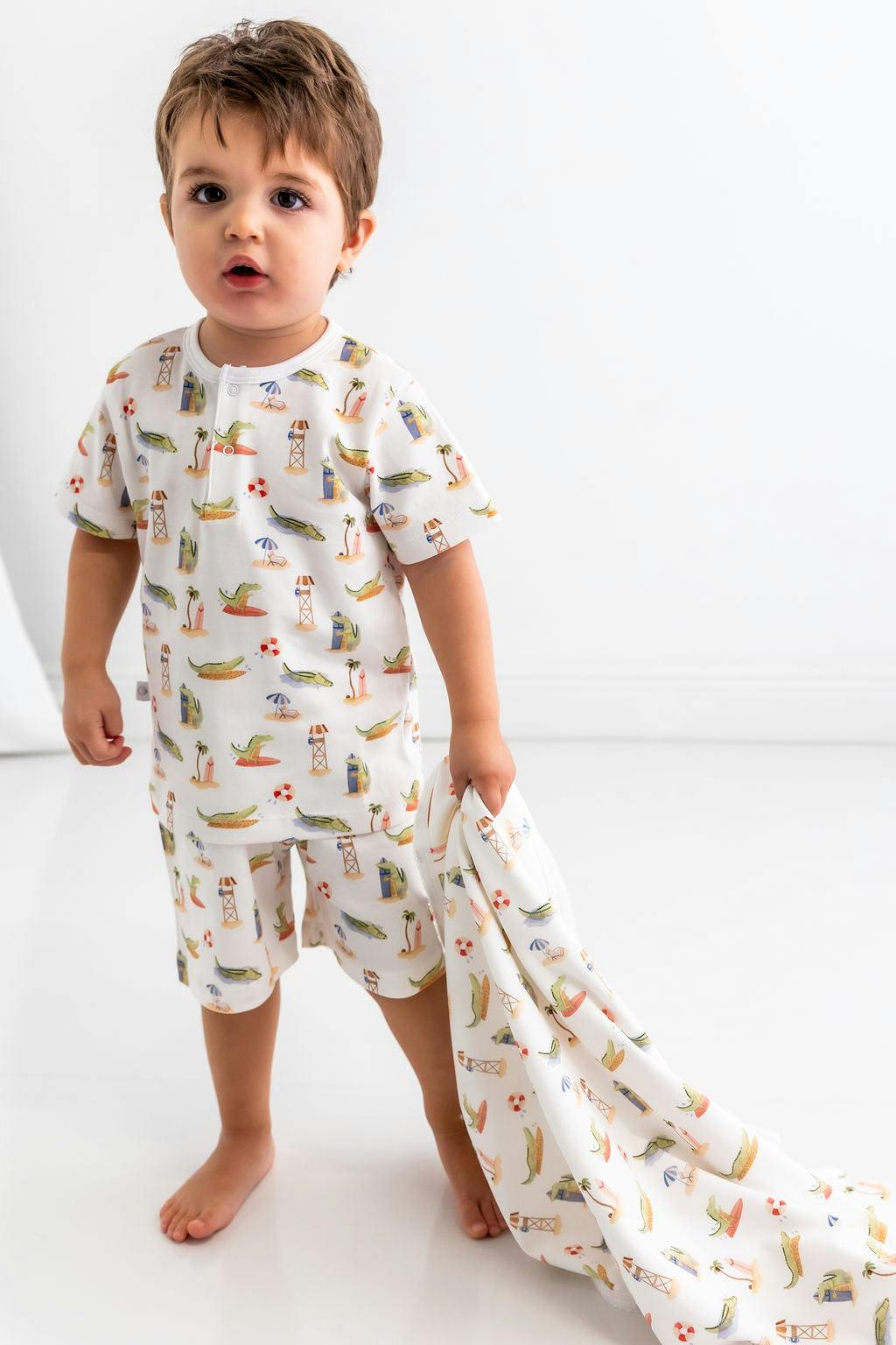 Alligators Pima Cotton Baby Blanket