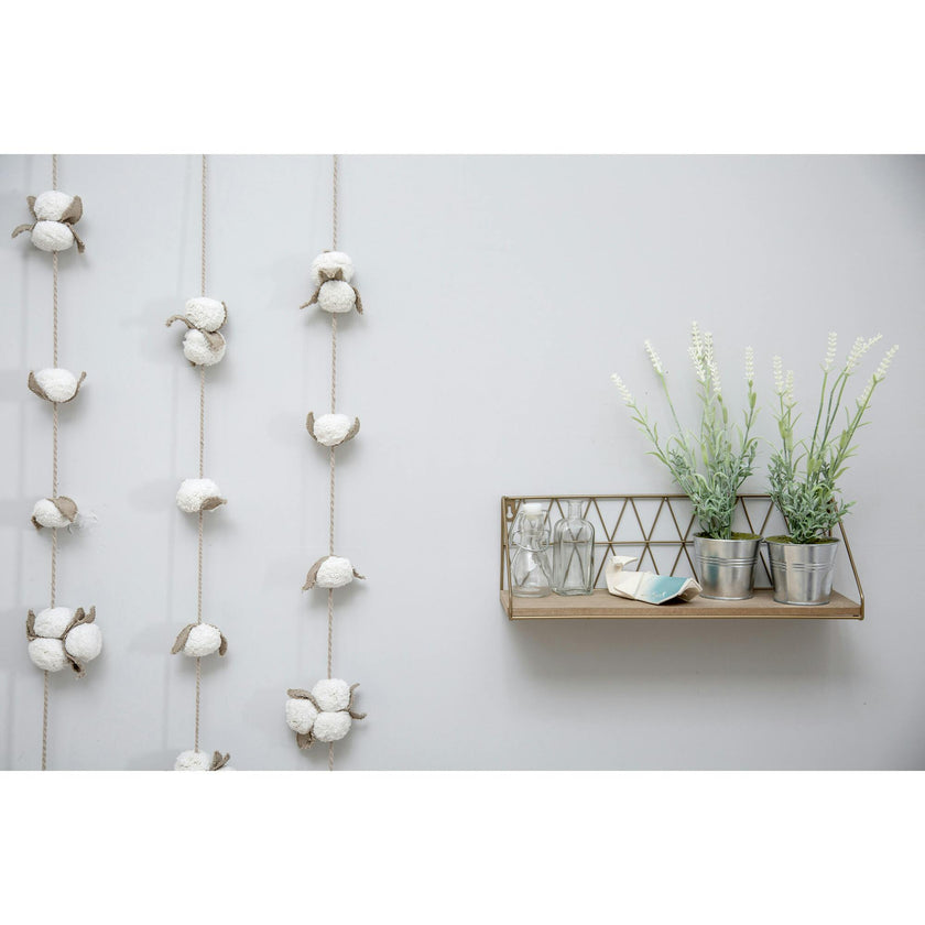 Cotton Ball Garland