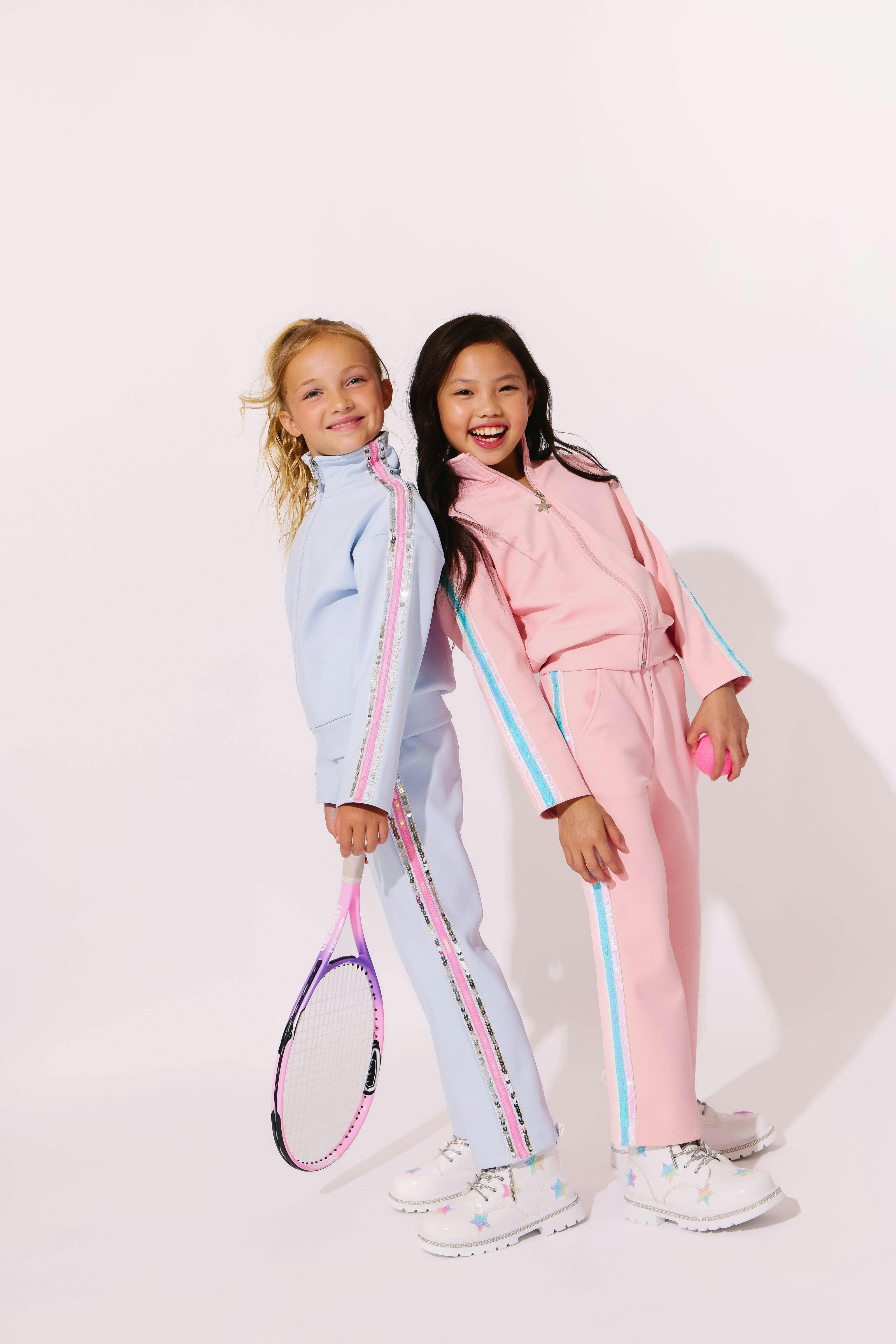 Rainbow Stripe Soft Scuba Tracksuit