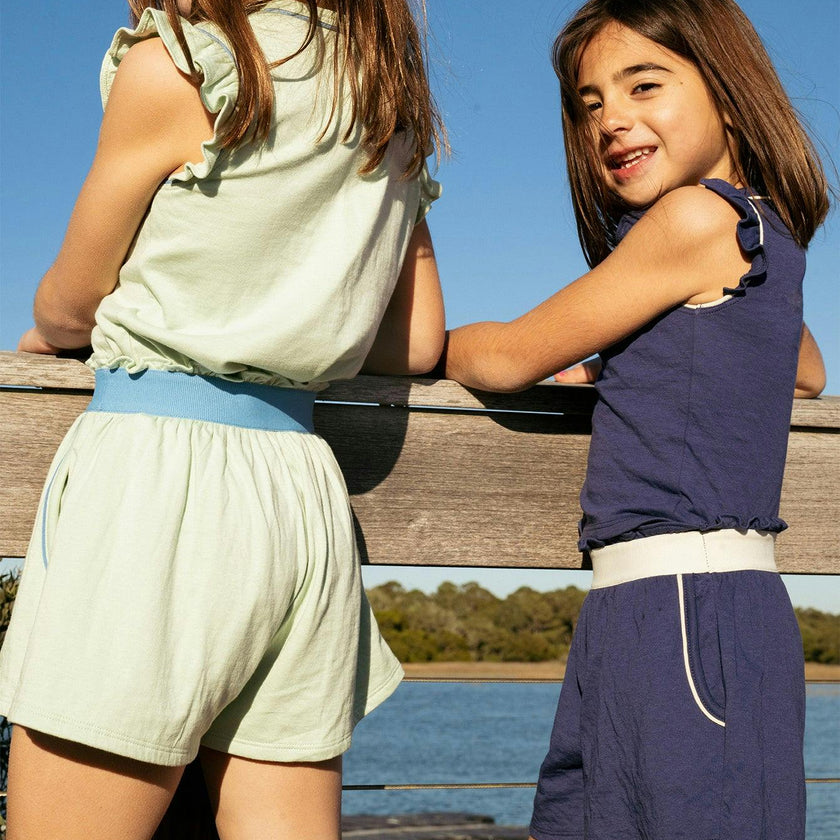 Bea Short Set, Navy