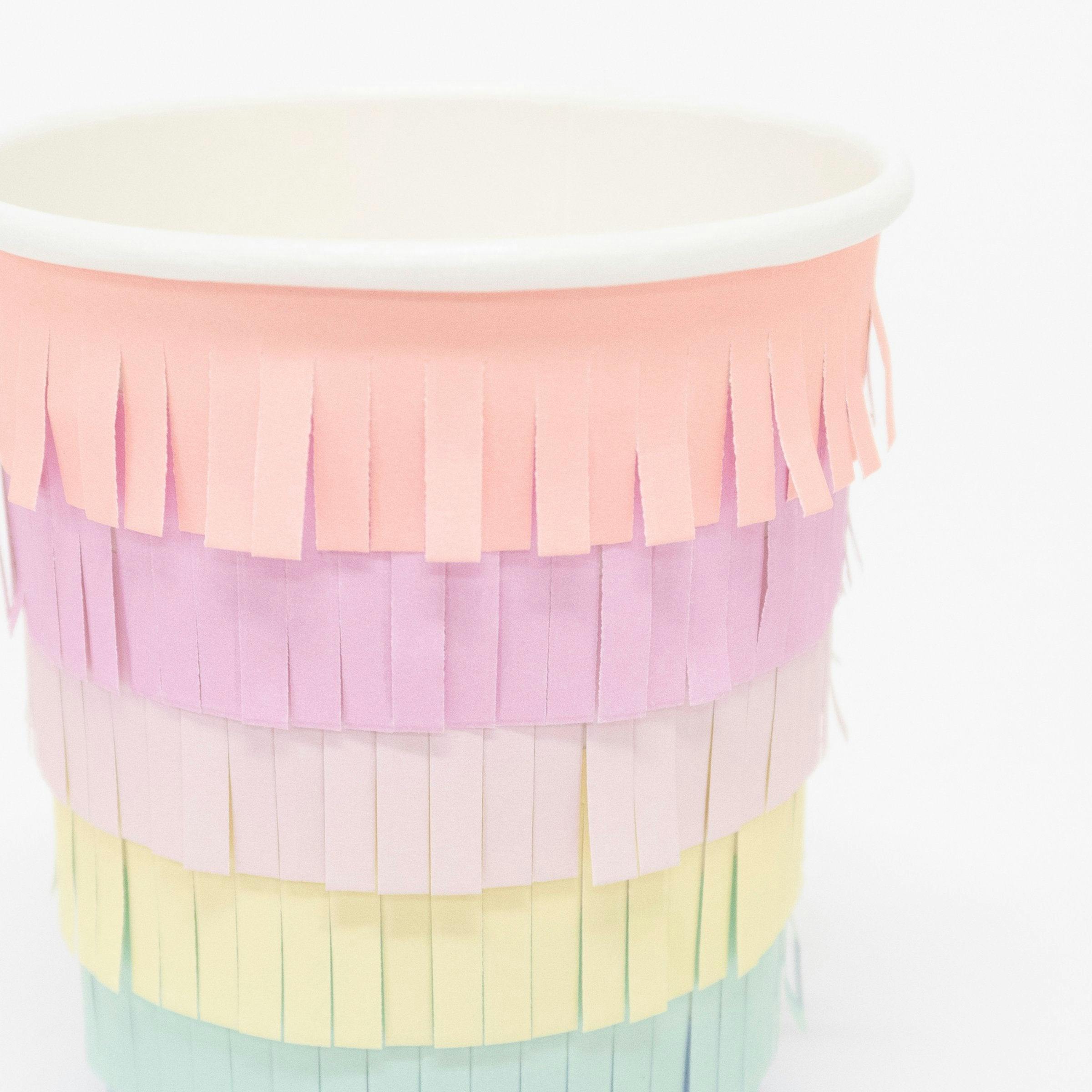 Rainbow Sun Cups