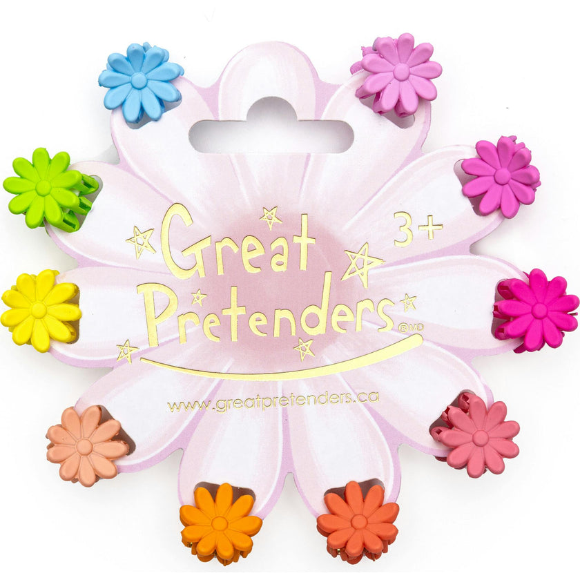 Rainbow Daisies Hair Accessories Bundle