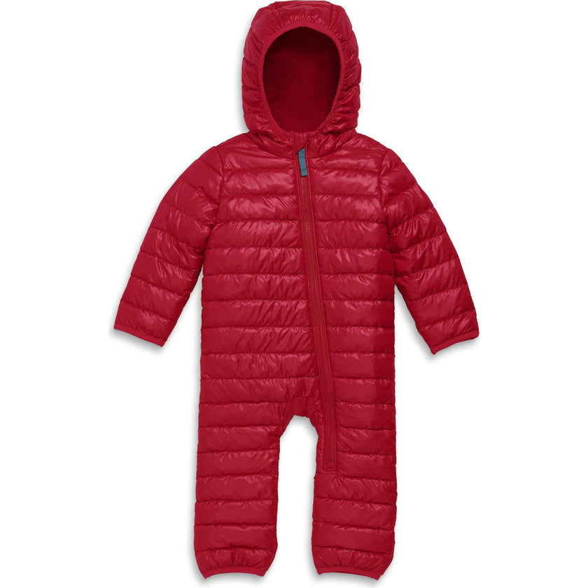 Baby lightweight puffer suit in solids